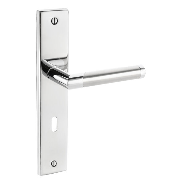 Langschild Core 2 Q | V2A Edelstahl poliert | lose gelagert BB (Buntbart)