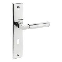 Langschild Bauhausstil mit Zierrille Q | V2A Edelstahl...