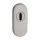 Sto&szlig;griff 45&deg; m. ovaler Schutzrosette inkl. Zylinderabdeckung Edelstahl matt / Griff New Orleans