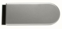 Glastürschloss Studio D Aluminium EV1 silber matt inkl. 3-tlg. Bänder Serie D Studioform Alu inkl. 3-tlg. Bänder - UV (unverschließbar)