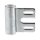 1 Rahmenteil für Stahlzarge CF V8000S GL für 3-tlg. Bänder/38,5 mm für Glastüren