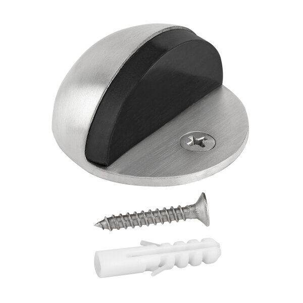 Hochwertiger Bodentürstopper "Deep" Edelstahl matt 1 Stück
